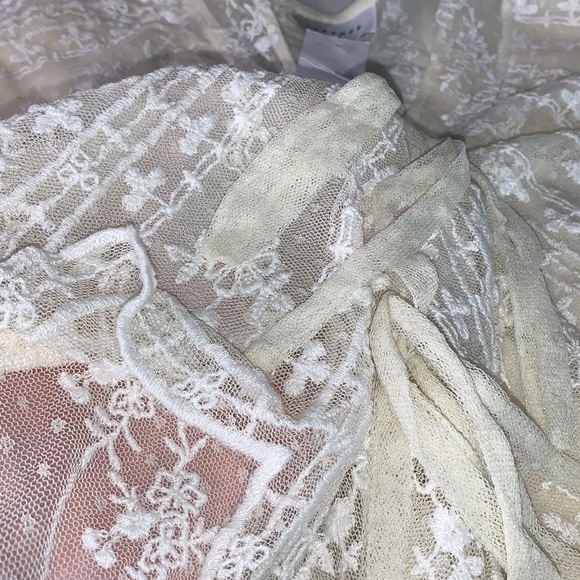 Topshop Lace Embroidered Shirt NWT - Picture 8 of 9